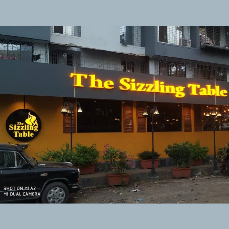 ACP Paneling with Lit Latter